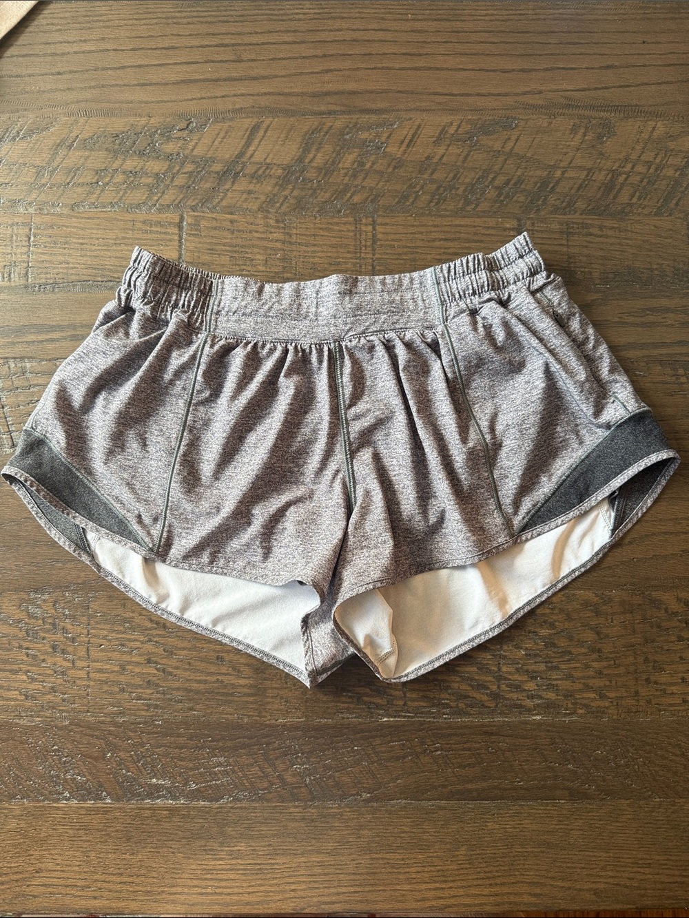 Women’s Lululemon Gray Athletic Running Shorts